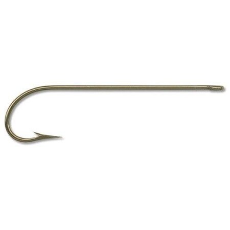 Mustad Carlisle Hook Size 4, Kirbed Point, Offset Ringed Eye, Bronze, 10PK 3191-BR-4-10